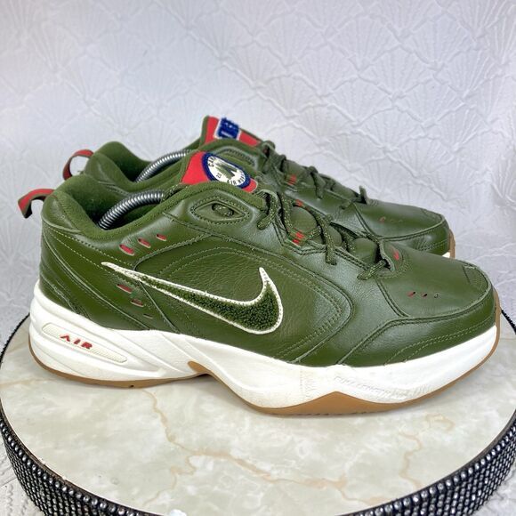 Nike Air Monarch IV Weekend Campout Sneakers Mens 11 Green Athletic Shoes Rare - Picture 1 of 14
